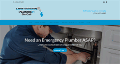 Desktop Screenshot of lakenormanplumberoncall.com